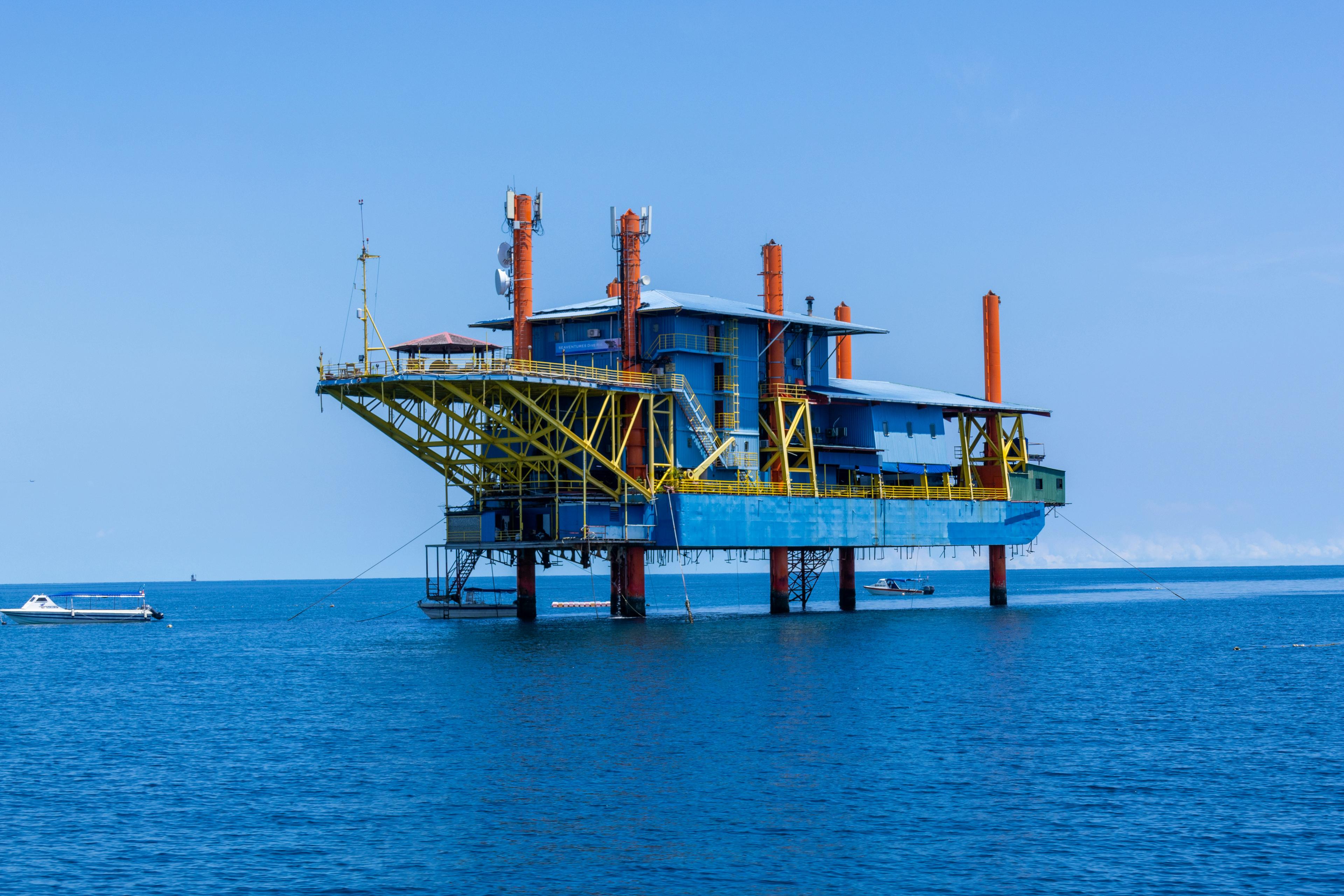 Tanker ship at sea